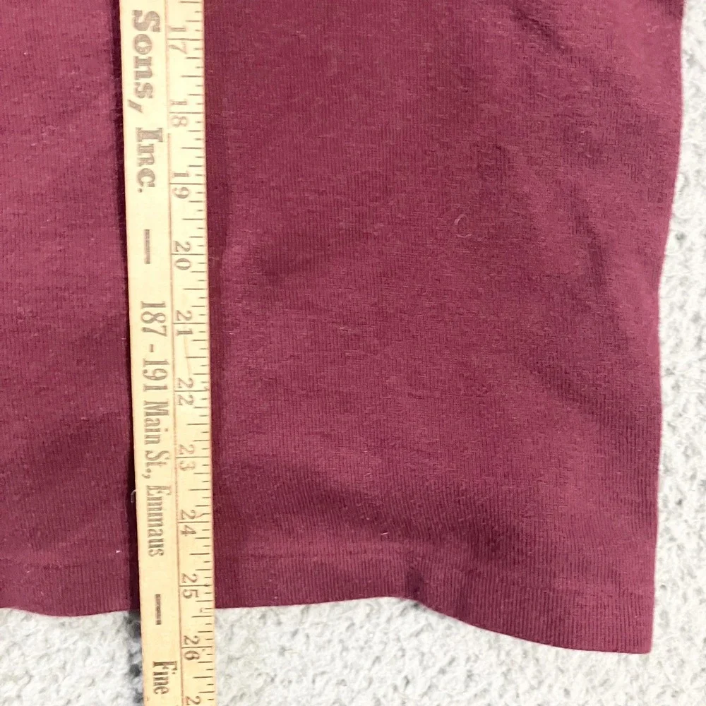 Polo Ralph Lauren Sweater Mens Large Red Estate‎ Rib 1/4 Zip Mock Neck Cotton